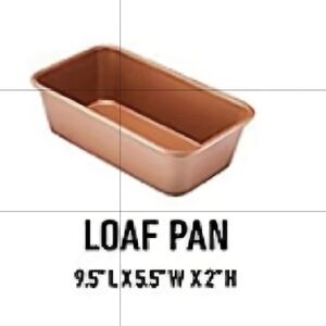 Gotham Steel In Copper NEW Loaf Pan